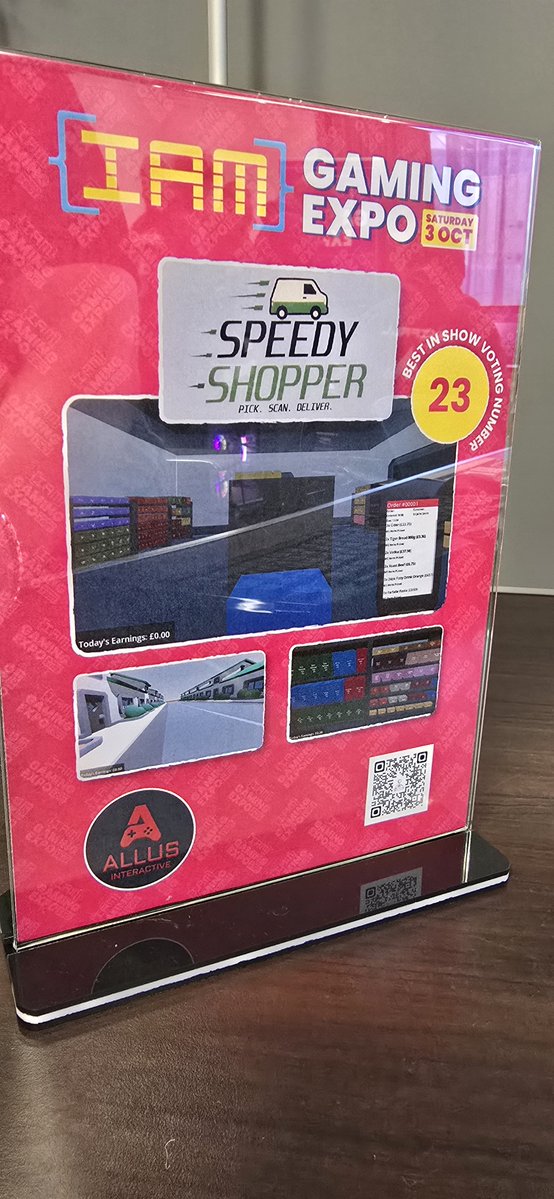AllusGameDev's tweet photo. Had a cracking time over the weekend at the IAM Game Expo! Thanks to everyone who gave valuable feedback on my prototype, and especially to @indiegamesquad for getting the event together! Already looking forward to next year! https://t.co/zR2bsuOGJc