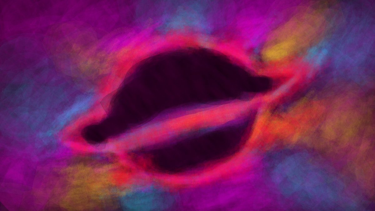 Sparkdroid's tweet photo. Black hole. Kinda https://t.co/q3pprRzyaS