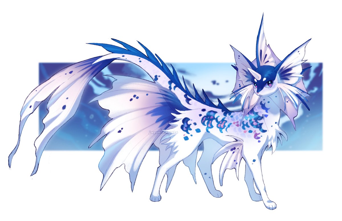 jaywalkings's tweet photo. [ADOPT] Betta Fish Vaporeon

✨ vaporeon-inspired design currently up on my th, details below! https://t.co/8mqQV7HEqM
