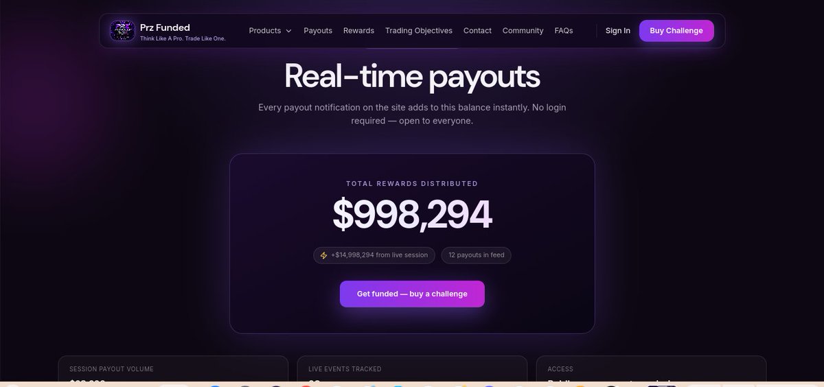 _PrzFunded's tweet photo. With over $900k+ paid out to traders https://t.co/qhojzUu47H

You can join our community, connect, and share your experience with other traders in real time on https://t.co/TKnbuaiXyK

Get an account for as low as $5-$22 only on https://t.co/USzvespqA8 https://t.co/SGwzIGy9h5