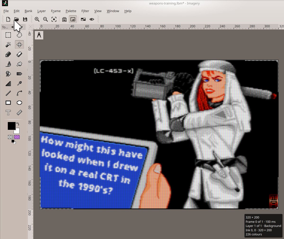 AndyHewco's tweet photo. The CRT filter in Imagery.

https://t.co/IU2OdtoCRt https://t.co/58vsgZ8XC9