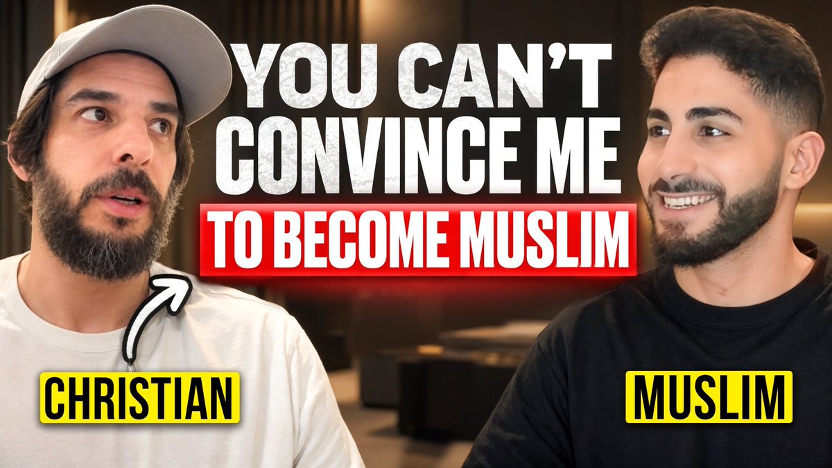 Chainless_Slave's tweet photo. Confident Christian Challenges A Muslim To Disprove Christianity: https://t.co/vrVX5xAFYk