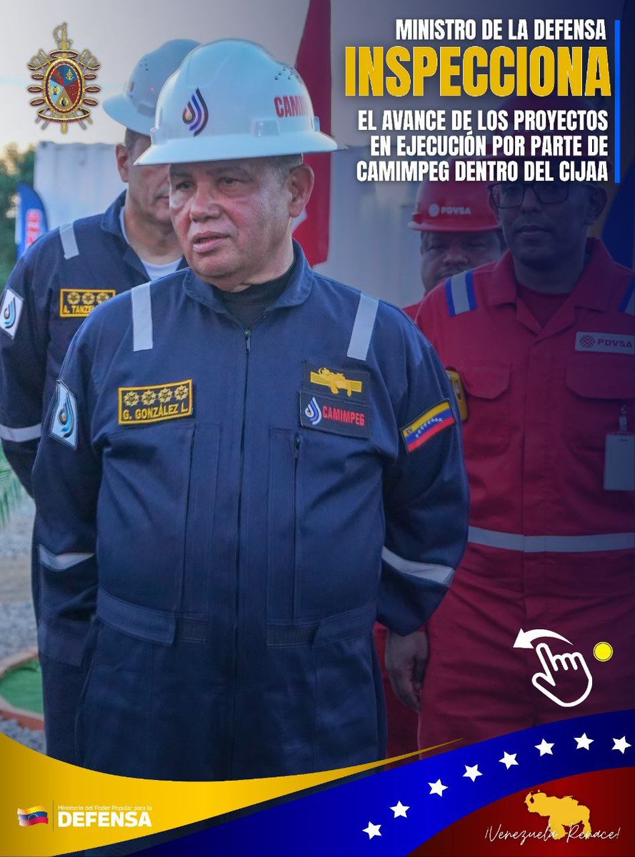 MB_ADI611's tweet photo. ¡IMPULSO PRODUCTIVO EN MARCHA! El GJ. Gustavo González López realizó una visita de trabajo al CIJAA donde se suscribieron convenios entre PDVSA y CAMIMPEG, enfocados en el mantenimiento, recuperación e interconexión de mejoradores para potenciar la producción petrolera nacional. https://t.co/IKHdVogubj