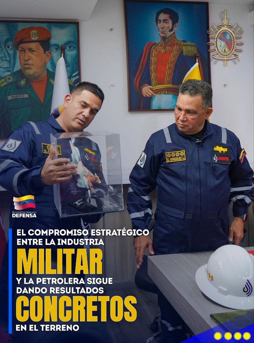 MB_ADI611's tweet photo. ¡IMPULSO PRODUCTIVO EN MARCHA! El GJ. Gustavo González López realizó una visita de trabajo al CIJAA donde se suscribieron convenios entre PDVSA y CAMIMPEG, enfocados en el mantenimiento, recuperación e interconexión de mejoradores para potenciar la producción petrolera nacional. https://t.co/IKHdVogubj