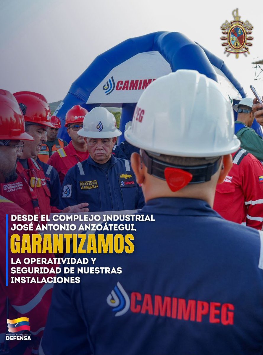 MB_ADI611's tweet photo. ¡IMPULSO PRODUCTIVO EN MARCHA! El GJ. Gustavo González López realizó una visita de trabajo al CIJAA donde se suscribieron convenios entre PDVSA y CAMIMPEG, enfocados en el mantenimiento, recuperación e interconexión de mejoradores para potenciar la producción petrolera nacional. https://t.co/IKHdVogubj