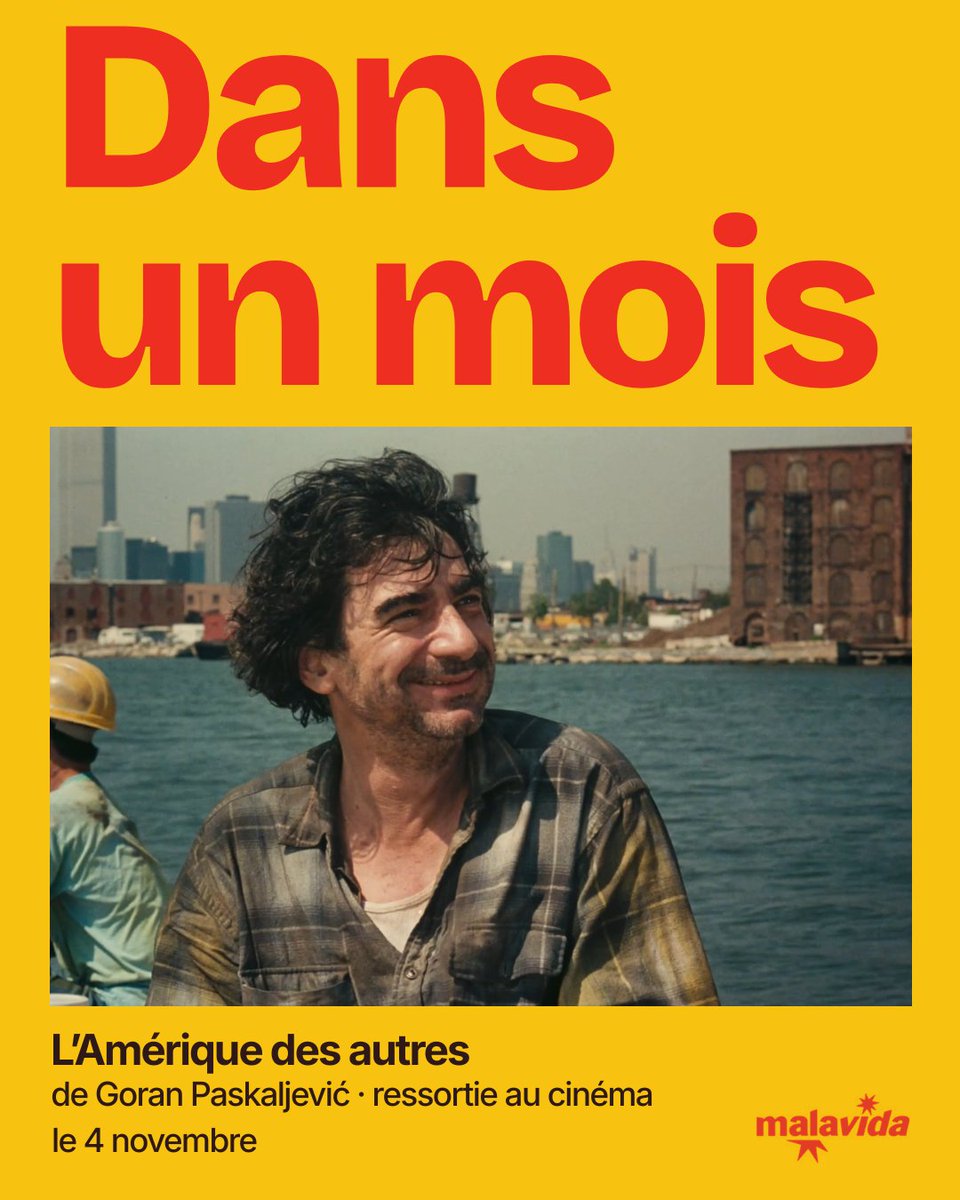 Malavida_Films's tweet photo. Dans un mois, 𝐋'𝐀𝐦𝐞́𝐫𝐢𝐪𝐮𝐞 𝐝𝐞𝐬 𝐚𝐮𝐭𝐫𝐞𝐬 de 𝐆𝐨𝐫𝐚𝐧 𝐏𝐚𝐬𝐤𝐚𝐥𝐣𝐞𝐯𝐢𝐜́ revient au cinéma. 🎬

Au cinéma le 𝟒 𝐧𝐨𝐯𝐞𝐦𝐛𝐫𝐞.

#Malavida #CinemaDePatrimoine https://t.co/ZytejCAIMA
