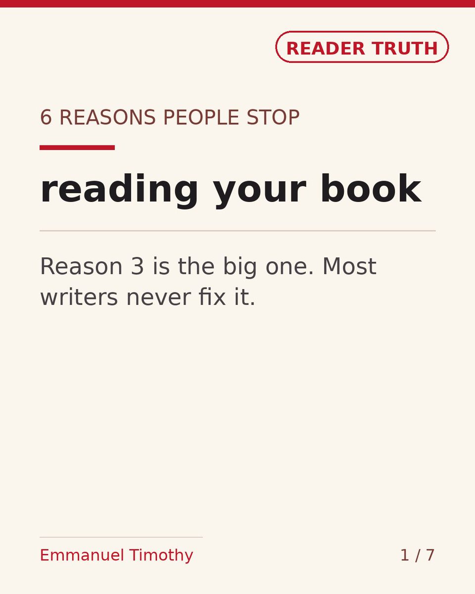 emmydodotech's tweet photo. After working with authors, I see the same 6 mistakes again and again.
Which one are you guilty of? 1, 2, 3, 4 or 5?
Your answer in the comments helps another writer fix theirs today.
#WritingCommunity #AmWriting #WritersOfInstagram #BookWriting #AuthorLife https://t.co/AjHTPbHm4a