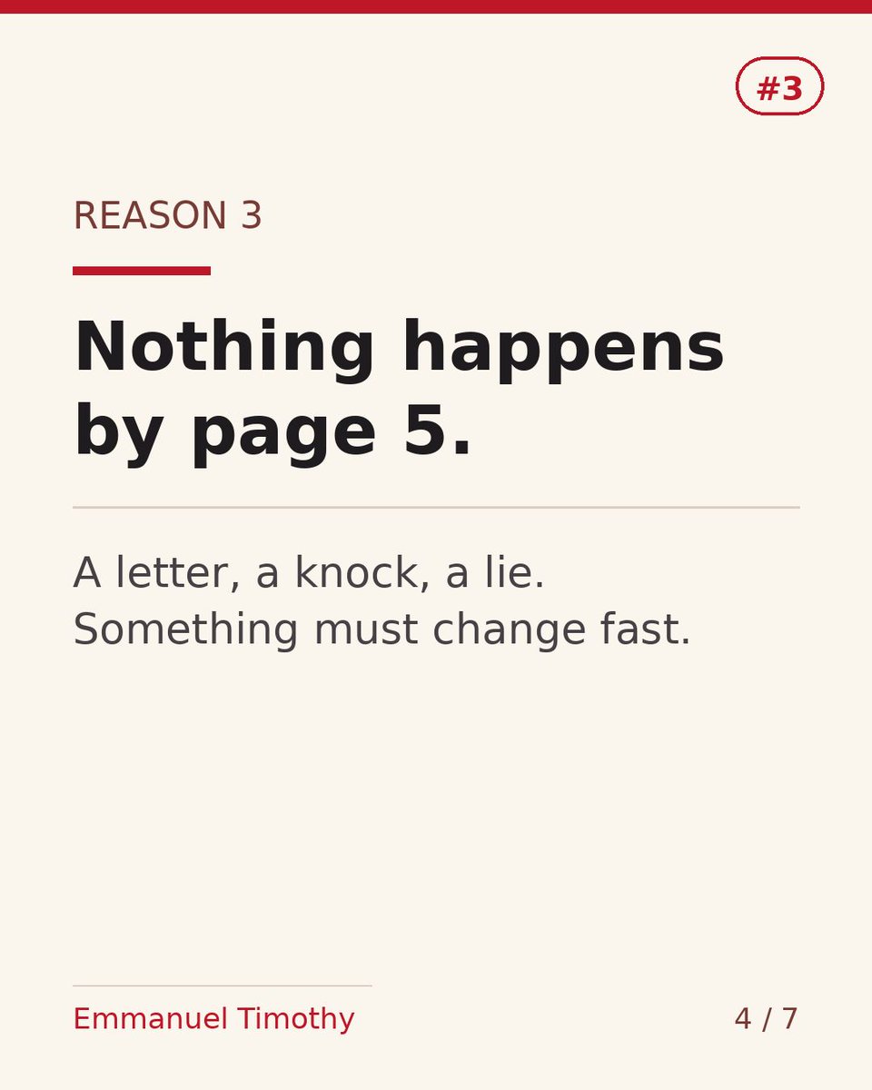 emmydodotech's tweet photo. After working with authors, I see the same 6 mistakes again and again.
Which one are you guilty of? 1, 2, 3, 4 or 5?
Your answer in the comments helps another writer fix theirs today.
#WritingCommunity #AmWriting #WritersOfInstagram #BookWriting #AuthorLife https://t.co/AjHTPbHm4a