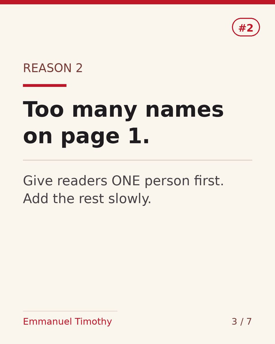 emmydodotech's tweet photo. After working with authors, I see the same 6 mistakes again and again.
Which one are you guilty of? 1, 2, 3, 4 or 5?
Your answer in the comments helps another writer fix theirs today.
#WritingCommunity #AmWriting #WritersOfInstagram #BookWriting #AuthorLife https://t.co/AjHTPbHm4a