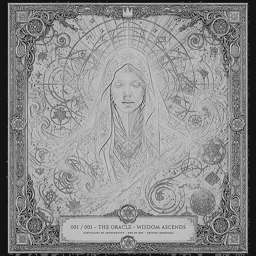 AETHERVAN13's tweet photo. THE ORACLE β WISDOM ASCENDS (001/001) ποΈ
Divine light meets the blockchain. Secure this supreme 1-of-1 immutable masterpiece on OpenSea! ππ
#TheOracle #WisdomAscends #OpenSeaNFT #1of1NFT #CryptoArt https://t.co/DLjnTZywOM