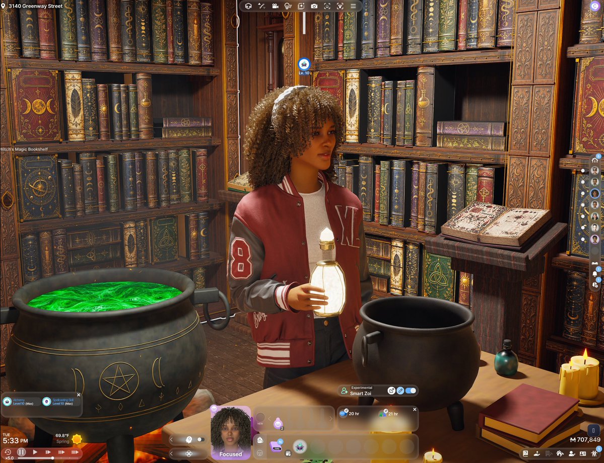 inZOIDailyNews's tweet photo. Class is officially in hex-sion!  Major shoutout to @InzoiAgeOfMagic for going far beyond what anyone ever expected with this magic mod for inZOI.

The latest update, Coven & Schools of Magic, is out today and brings:

✨Functional Magic Schools
✨Improved Potion Shops 
✨Major Demon System update 
✨Wizard Robes and Witch Hats 
✨A Coven System 
✨And more!

#inzoi #occult #mods