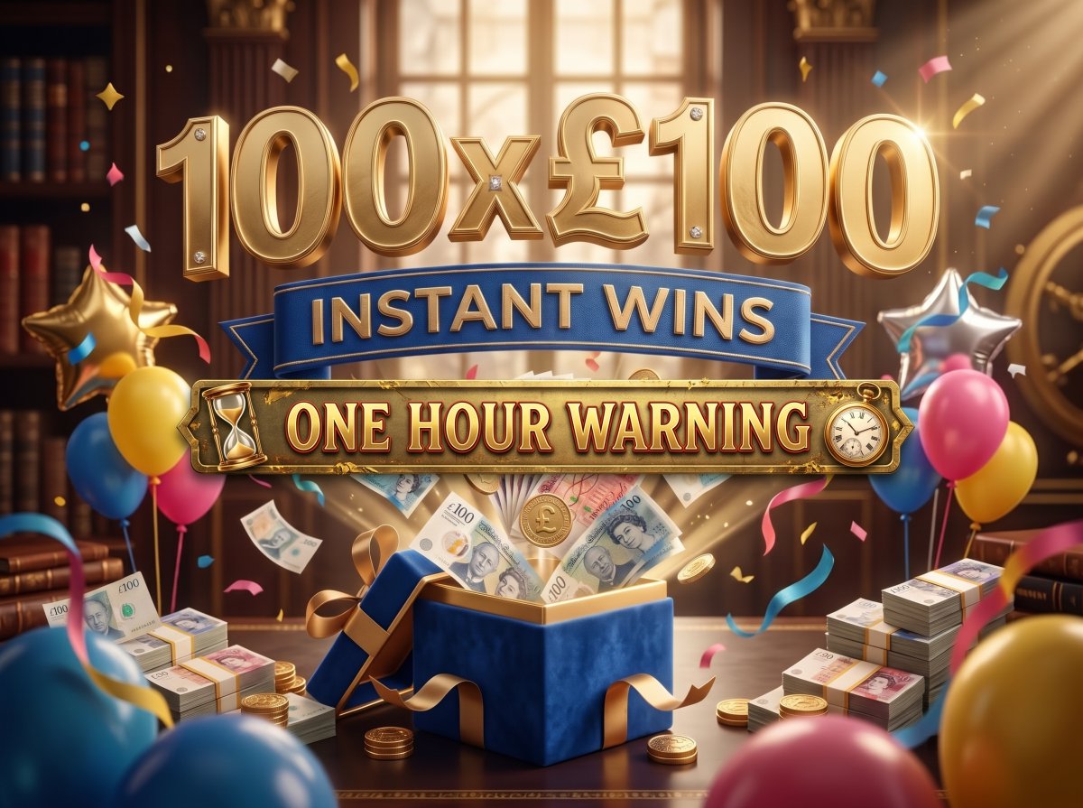 NITROUSCOMPS's tweet photo. ⏰ 1 HOUR WARNING! ⏰Still 💷 prizes to bank instantly, PLUS each go secures you in for the 500 end prize! 💰
Don't wait, the timer isn't waiting! 😱 Get involved here ⏰! 👇
https://t.co/4GbDr159mF
#NitrousCompetitions #OneHourWarning #InstantWin #WinCash #FinalCall https://t.co/C5PrFKa6yz