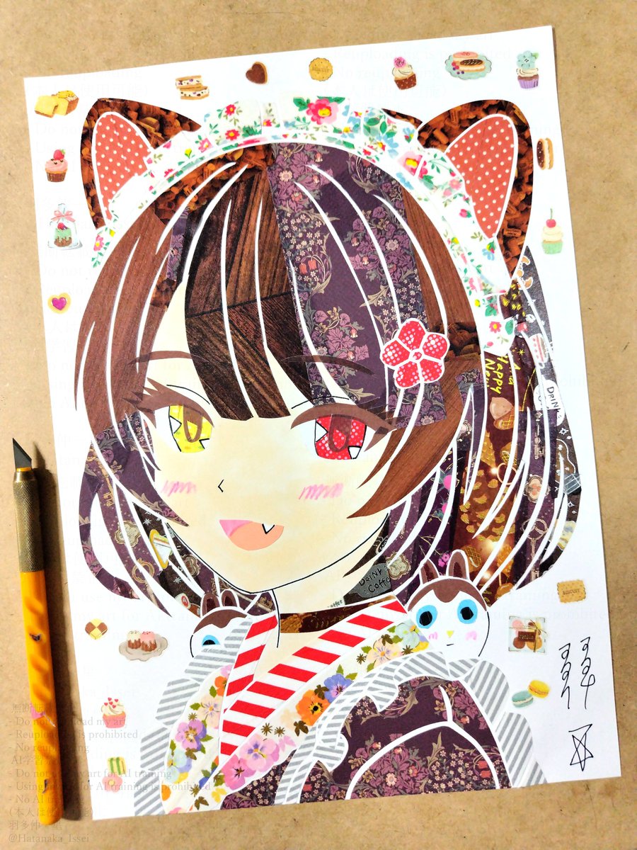 Hatanaka_Issei's tweet photo. マスキングテープ
#いぬいらすと
#マステ絵 https://t.co/uRpoRohNRO