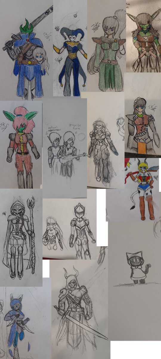 Skullcr54685869's tweet photo. A full put together of all my DND ocs and cultist tho even didn't start as DND but an oc, I do consider him as a hard DND  boss fight imo but I'm still making more DND ocs to add and more ;3
Questions be answered in comments if git any ;3 https://t.co/bq1eM3jMb3