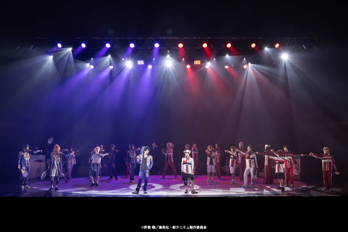 NelkePlanning's tweet photo. 【コメント＆写真掲載】
ミュージカル『新テニスの王子様』The Final Stage開幕！
キャストコメントと舞台写真をネルケハ！マイページ内「開幕のお知らせ」に掲載しています。
#新テニミュ #テニミュ

▼ネルケハ！
https://t.co/s8PyfMUTUl

▼公演ページ
https://t.co/1Y7vJDgCEy https://t.co/7aS7YJ0Ng4