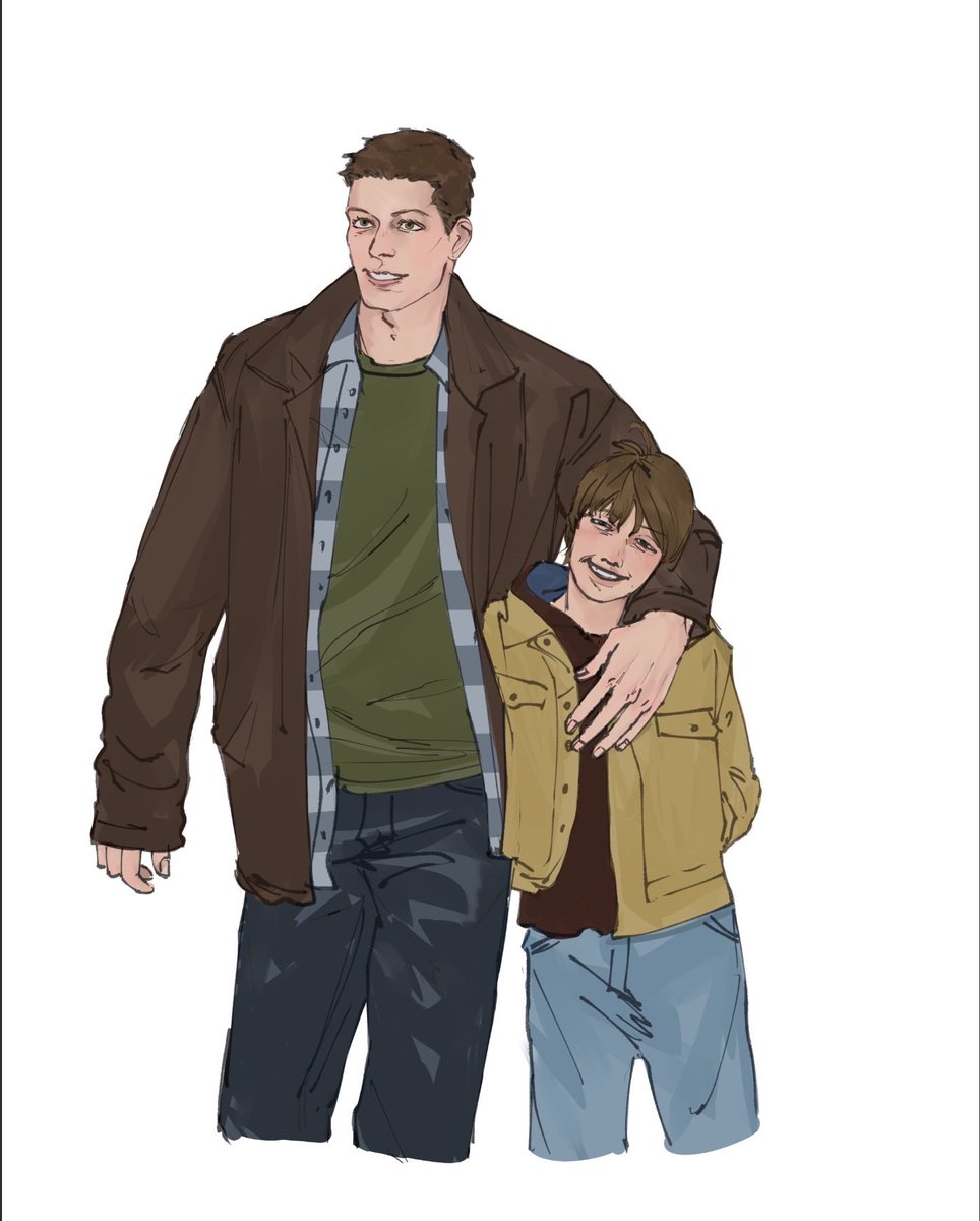 VkSeye's tweet photo. Small brothers 
#spn #spnfanart #supernatural #WIPㅤ https://t.co/ALtDnsUHr7
