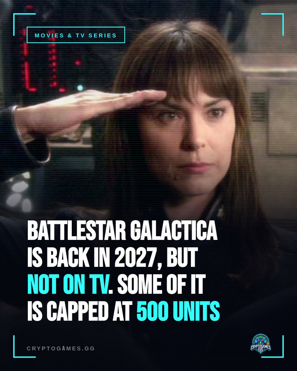 CryptoGamesGG's tweet photo. #BattlestarGalactica returns: 4 new Master Replicas Battlestars
🚀 500-unit caps = instant Colonial Fleet arms race
📦 No full schedule, so wallets on alert into 2027
🔥 BSG lives on via collectibles, not a writers' room
#MasterReplicas
https://t.co/hYIdXsK7TJ https://t.co/1vJdkUCggo