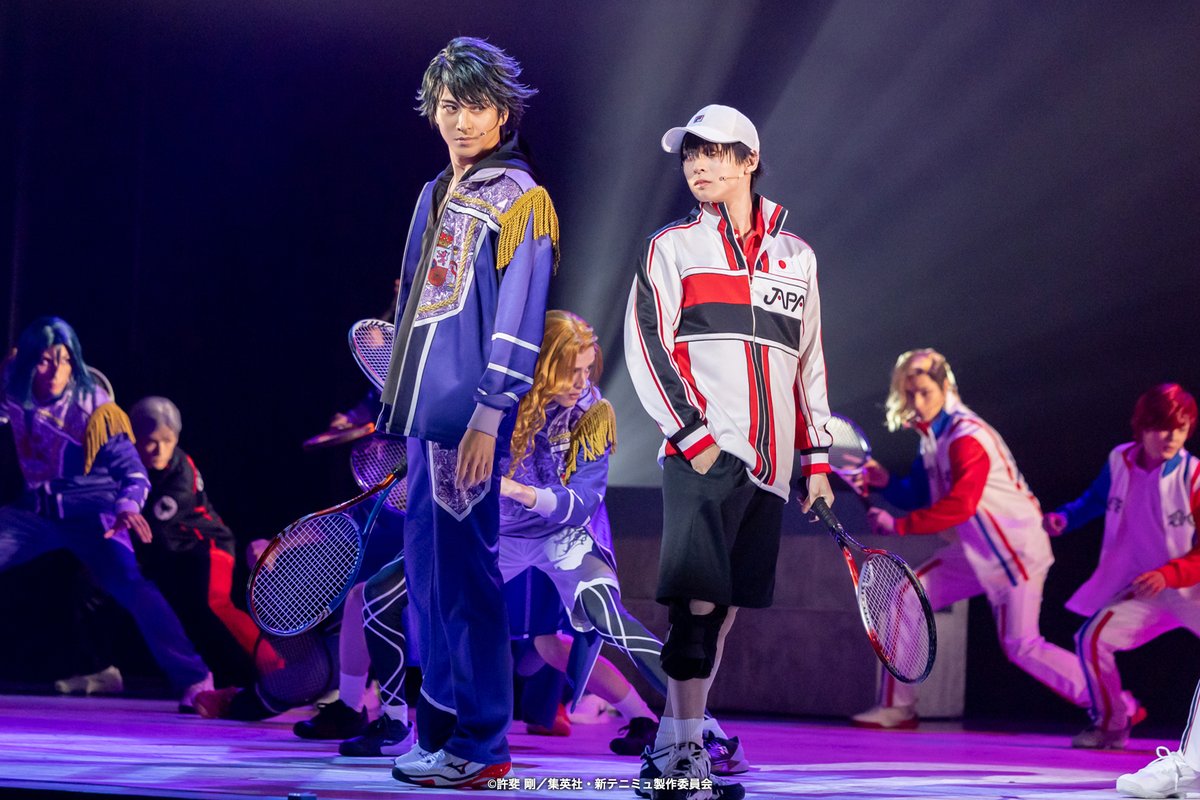 NelkePlanning's tweet photo. 【コメント＆写真掲載】
ミュージカル『新テニスの王子様』The Final Stage開幕！
キャストコメントと舞台写真をネルケハ！マイページ内「開幕のお知らせ」に掲載しています。
#新テニミュ #テニミュ

▼ネルケハ！
https://t.co/s8PyfMUTUl

▼公演ページ
https://t.co/1Y7vJDgCEy https://t.co/7aS7YJ0Ng4