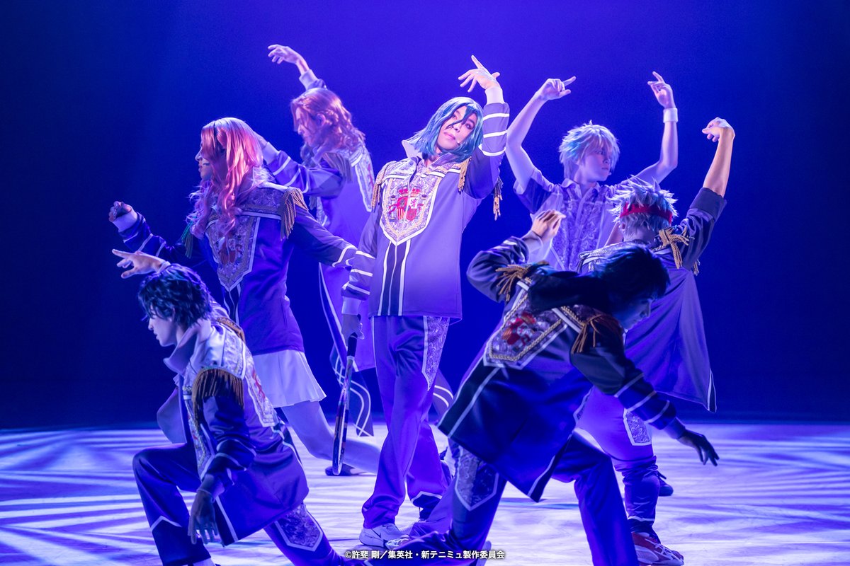 NelkePlanning's tweet photo. 【コメント＆写真掲載】
ミュージカル『新テニスの王子様』The Final Stage開幕！
キャストコメントと舞台写真をネルケハ！マイページ内「開幕のお知らせ」に掲載しています。
#新テニミュ #テニミュ

▼ネルケハ！
https://t.co/s8PyfMUTUl

▼公演ページ
https://t.co/1Y7vJDgCEy https://t.co/7aS7YJ0Ng4