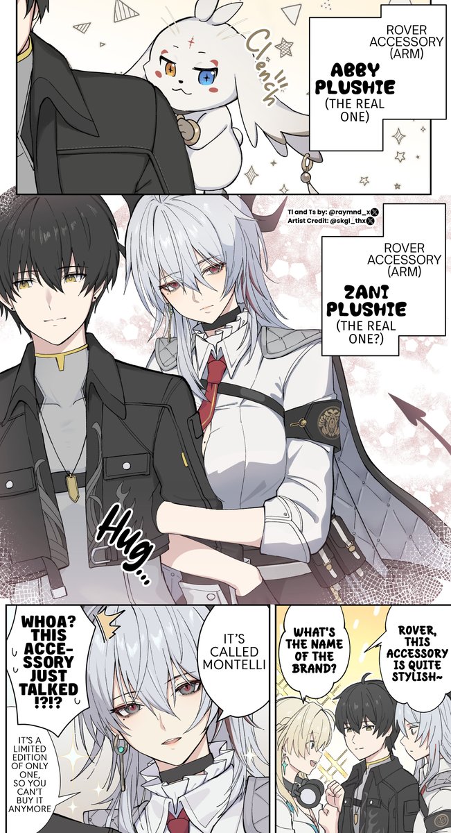 raymnd_x's tweet photo. ☆〈English Translation〉

Zani became Rover's accessory like Abby https://t.co/Fl90gKmi4j