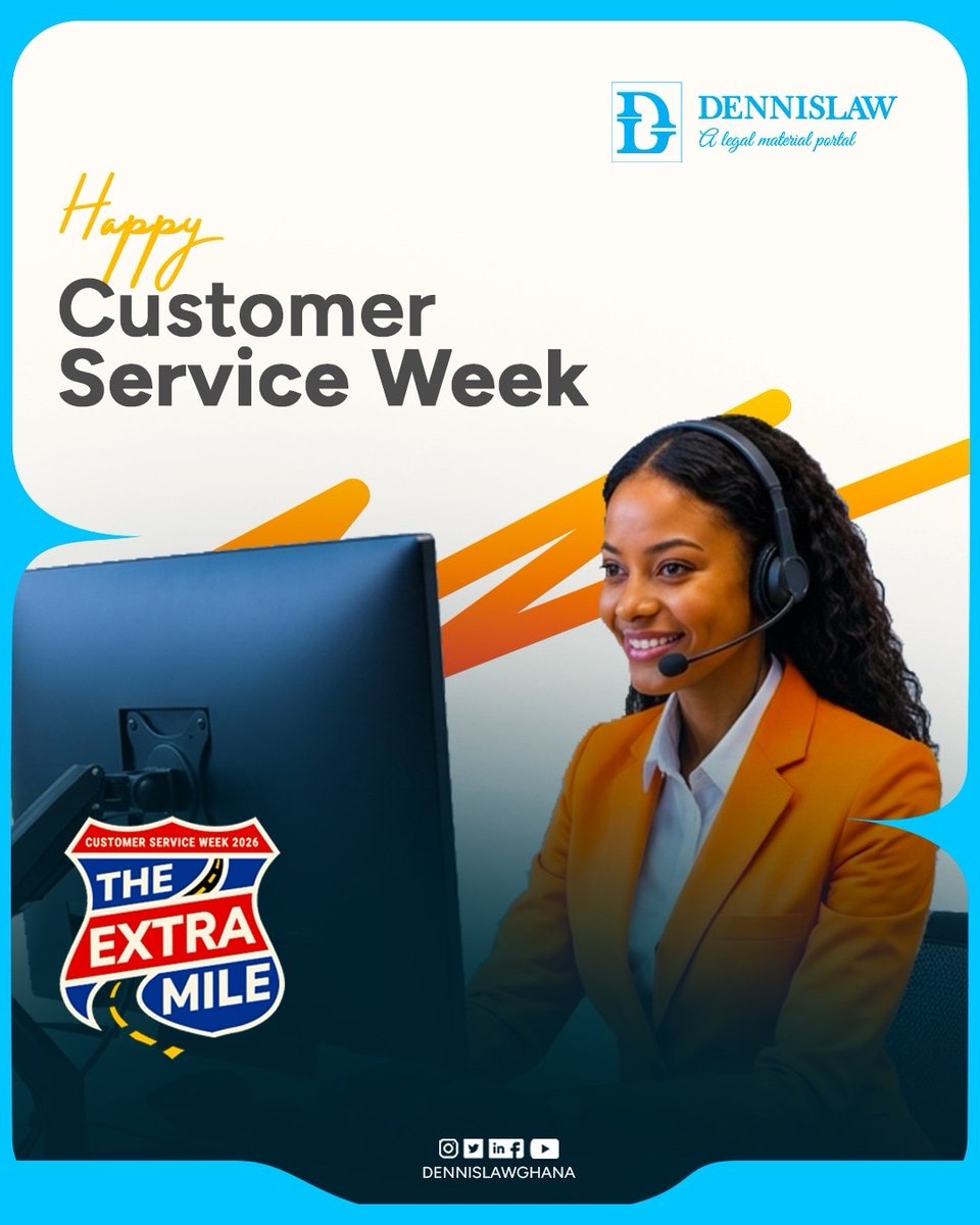 dennislaw_ghana's tweet photo. Where others stop, we go the extra mile. π
.
.
.
.
.
#theextramile #dennislawgh #customerserviceweek26 https://t.co/NrA3lujohZ