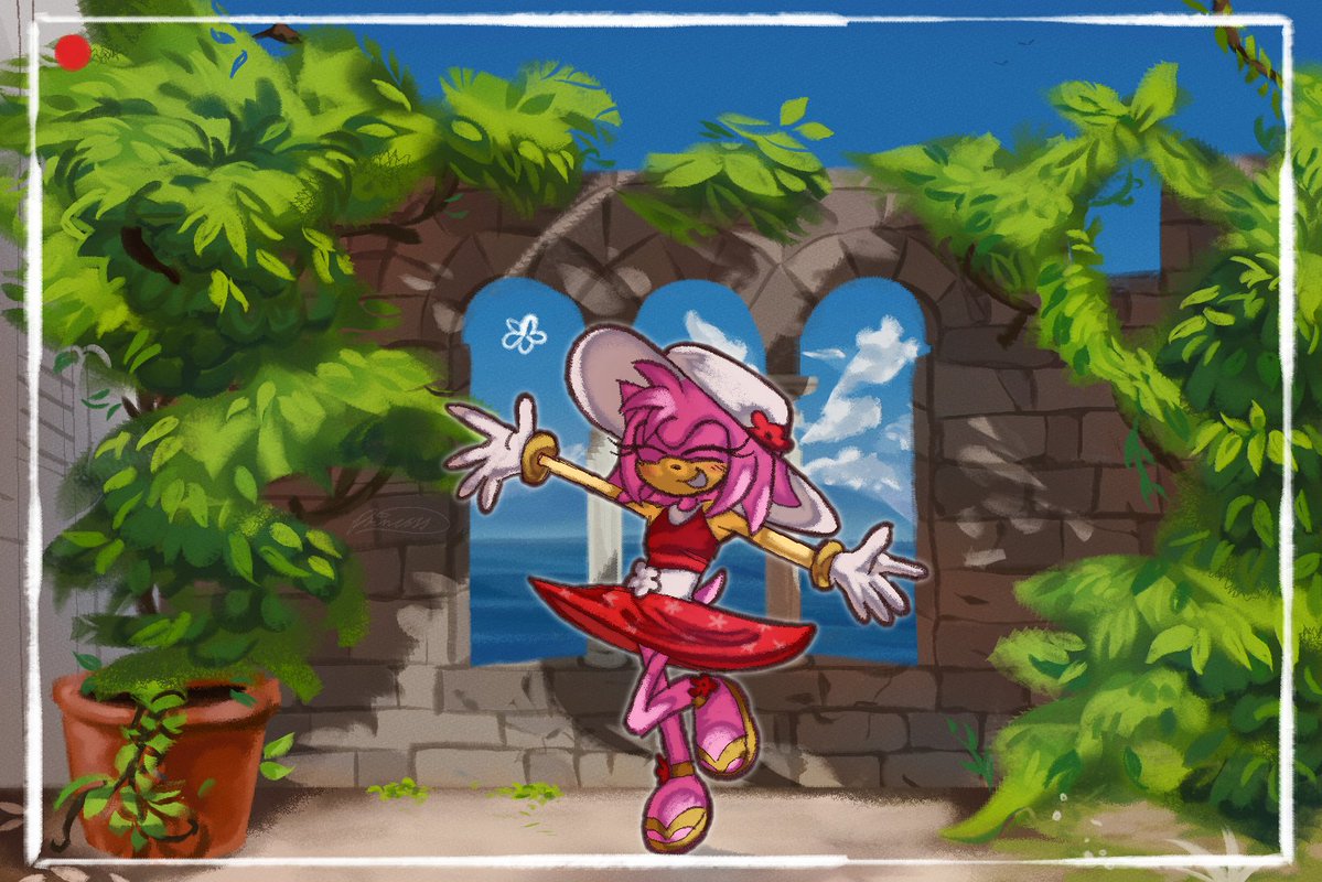 princessprisons's tweet photo. > tricked my brain into doing background practice by drawing amy in an environment
#amyrose #sth #fanart https://t.co/arwUZzJ6uN