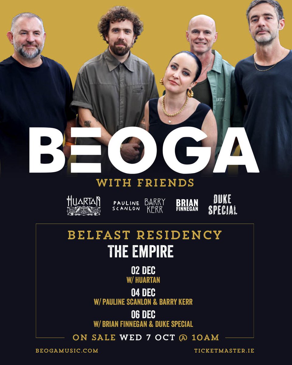 love_belfast's tweet photo. Beoga announce three Belfast Empire shows with special guests https://t.co/B30sYzny2S https://t.co/9vOLiNs40R
