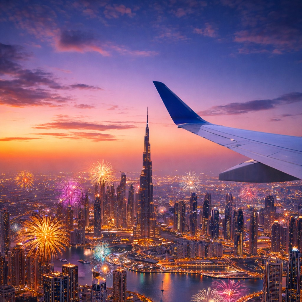 Miguelyvilma's tweet photo. Dubai is where luxury, adventure and culture meet—the perfect bucket-list destination. Fireworks in the sky, dreams in the clouds. Plan your trip with our Dubai Travel Guide. https://t.co/ijSGtUhC49