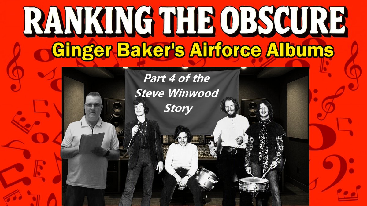 obscurce's tweet photo. Ginger Baker's Airforce Album Ranking Part 4 of the Steve Winwood Story https://t.co/seaFkfy5Nq via @YouTube #GingerBaker #SteveWinwood https://t.co/Txv5ZE68yN