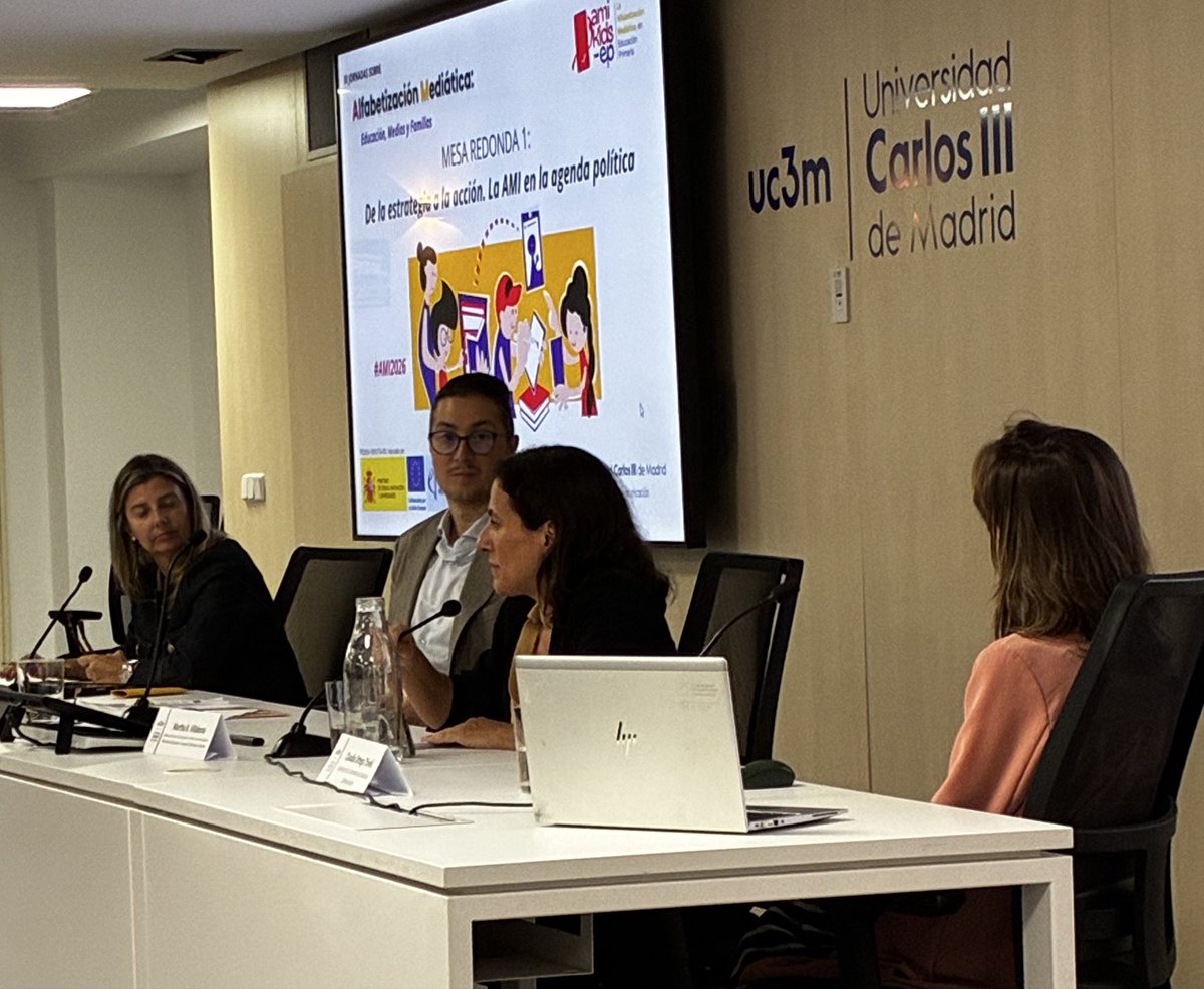 ctorresn's tweet photo. III Jornadas sobre Alfabetización Mediática en @uc3m
En un ecosistema marcado por la desinformación, la polarización y la IA, formar ciudadanos capaces de comprender críticamente la información ya no es solo una cuestión educativa: es también una cuestión democrática.
#AMI2026 https://t.co/FPzZ0RVXw4