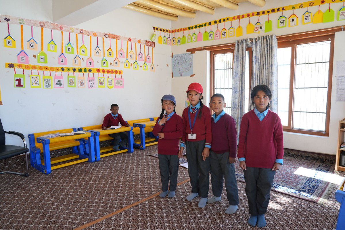 lg_ladakh's tweet photo. Inaugurated 100 Saksham ICT Labs at 100 Anganwadi Centres across Ladakh – 50 each in Leh and Kargil – marking a milestone in the Administration’s efforts to create stimulating, inclusive and technology-enabled learning environments for children at the grassroots level.

Under Mission Saksham Anganwadi & Poshan 2.0, these labs will make early childhood learning more engaging, interactive and joyful, through age-appropriate digital and audio-visual content. 

Technology will complement play-based learning, helping children develop language, communication, cognitive, creative and motor skills, in a recreational setting. 

Our aim is to use technology not as a substitute for human interaction, but as a tool to nurture curiosity, creativity and participation among children.
