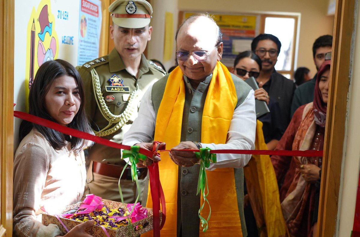 lg_ladakh's tweet photo. Inaugurated 100 Saksham ICT Labs at 100 Anganwadi Centres across Ladakh – 50 each in Leh and Kargil – marking a milestone in the Administration’s efforts to create stimulating, inclusive and technology-enabled learning environments for children at the grassroots level.

Under Mission Saksham Anganwadi & Poshan 2.0, these labs will make early childhood learning more engaging, interactive and joyful, through age-appropriate digital and audio-visual content. 

Technology will complement play-based learning, helping children develop language, communication, cognitive, creative and motor skills, in a recreational setting. 

Our aim is to use technology not as a substitute for human interaction, but as a tool to nurture curiosity, creativity and participation among children.