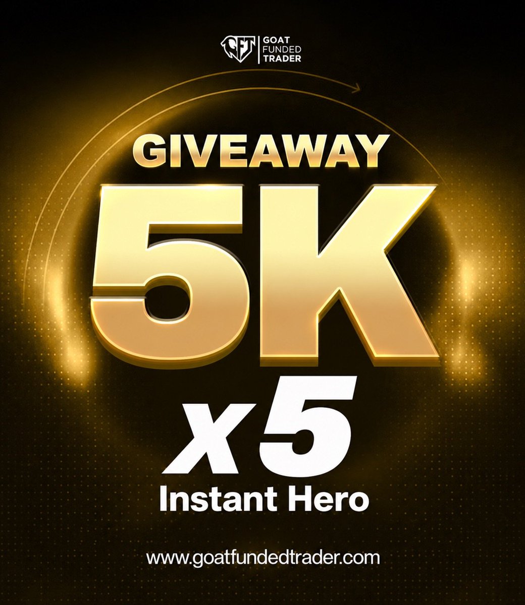 Najnur3910's tweet photo. 🚨 BIG CONGRATULATIONS! 🎉🐐
I’m excited to announce my collaboration with @GOATFundedTrader 🤝🔥
Huge congratulations to the entire GOAT Funded Trader team on this amazing 5K Giveaway — x5 Instant Hero accounts! 💰📈
This is just the beginning of something BIG. 🚀
Thank you for the opportunity and trust. Let’s build, grow, and achieve more together! 🤝🔥
@GOATFundedTrader 🐐🏆
#GOATFundedTrader #Forex #Trading #Giveaway #PropFirm