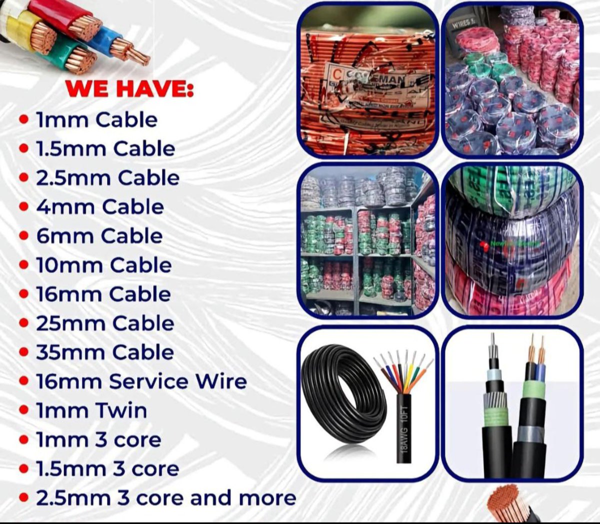 OkparaPee's tweet photo. ⚡ GREAT IYKE ELECTRICAL ⚡
Quality electrical goods and reliable electrical services you can trust. 💡🔧
📞 08149989143
Quality • Safety • Reliability ⚡
#GreatIykeElectrical #ElectricalServices #electricians #cableproject #interiordesigners https://t.co/G9Ssi4iBQ2