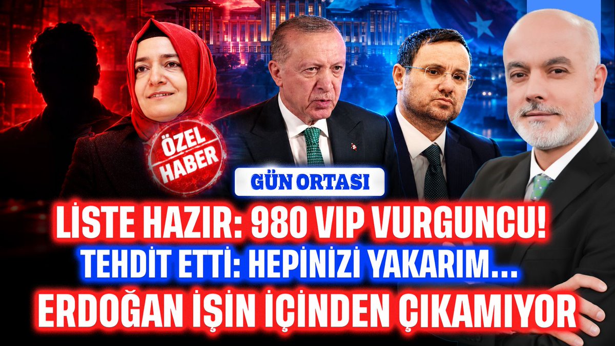 mctv_resmi's tweet photo. Organize suç örgütü lideri Sedat Şahin’den Devlet Bahçeli çıkışı.

Kokuyu erken alanlar bir günde satıp çıkmış…

Akın Gürlek’in bileti kesildi mi? Yerine ismi geçen kritik isim ne dedi?

Turhan Bozkurt ile GÜN ORTASI başlıyor...

https://t.co/sOTlkWoeDh https://t.co/H3X0Qk8hpa