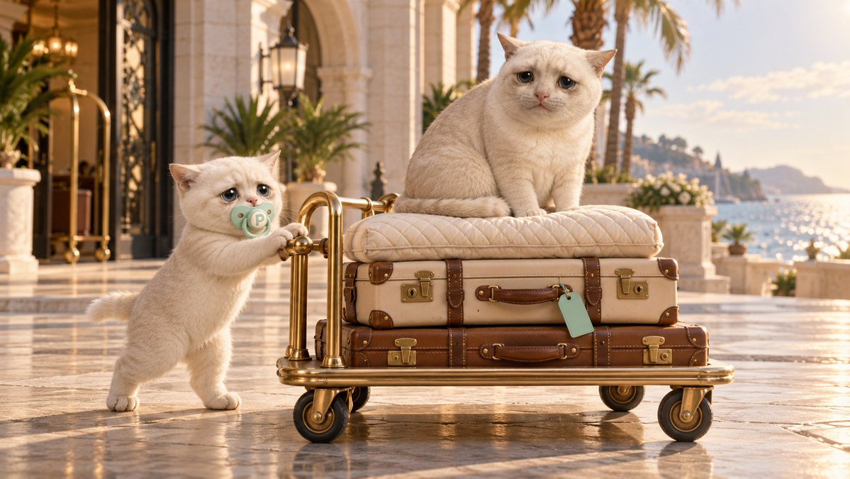 Maaxximmus's tweet photo. @coinmun Good morning from $BABYCASHCAT https://t.co/TwD59Vxdht