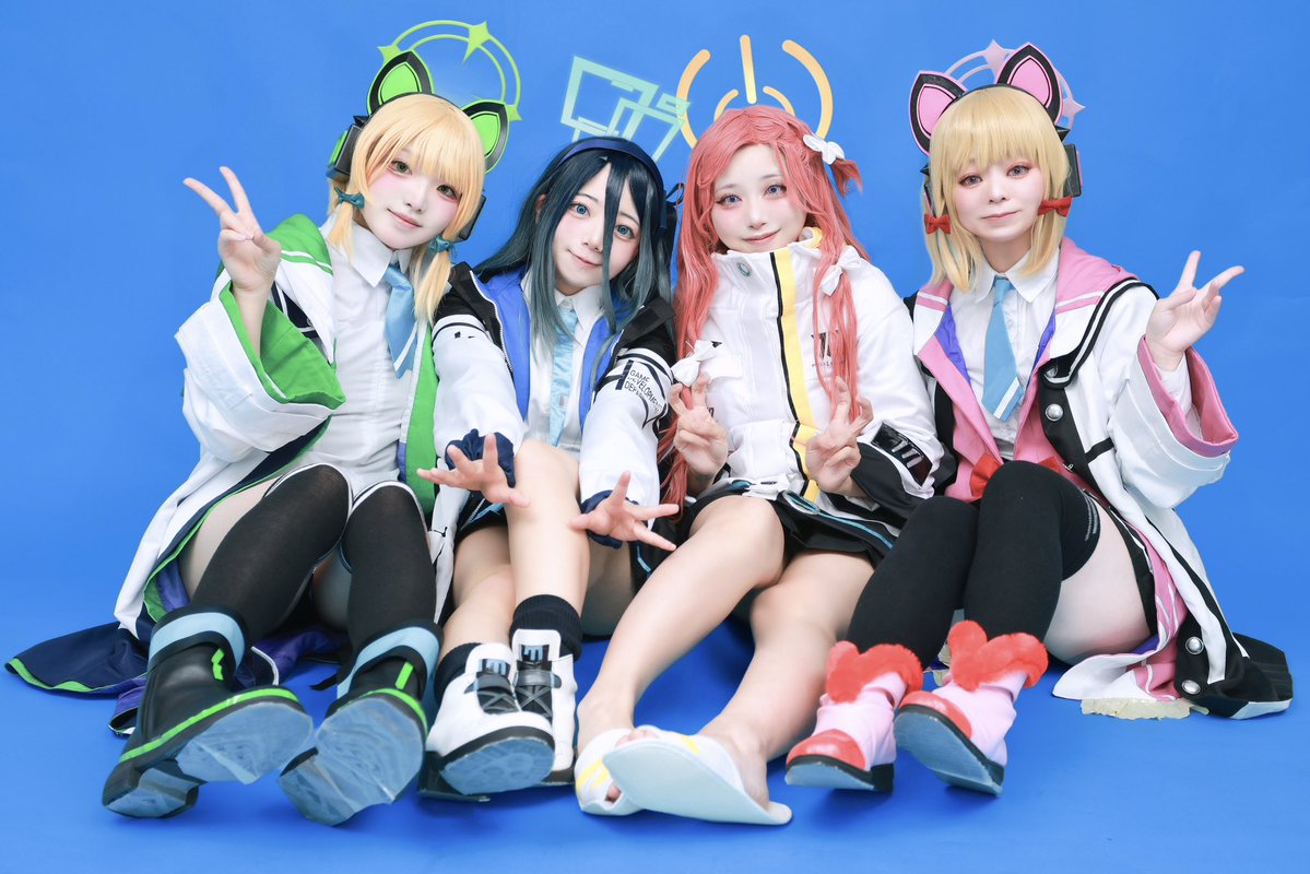cos_miyamiya's tweet photo. 先生、ちょっとお時間いただきます！💚💙🎮🧡🩷 https://t.co/4mFYUxSkCu