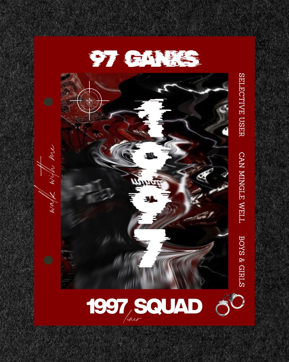 97GANKS's tweet photo. ᅠ
One year, countless stories, and a circle waiting to grow. 𝟗𝟕𝑮𝑨𝑵𝑲𝑺 welcomes fellow ’97 liners, SQs &amp; OAs to step into our little storyline and make new memories together. Wanna come in?  ✦
ᅠ https://t.co/SSZvTEDk3v