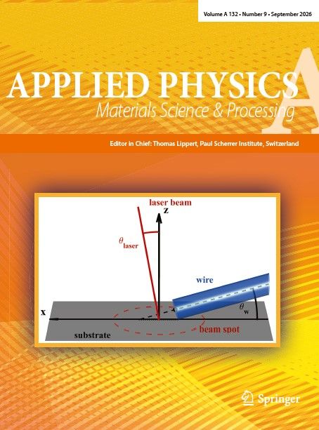 SpringerPhysics's tweet photo. Check out the #AppliedPhysicsA cover figure used for the September cover: Laser beam absorptance effects during wire directed energy deposition by Atieh Sahraeidolatkhaneh, Morgan Nilsen &amp; Joerg Volpp  https://t.co/ehwP2CnPqG https://t.co/E7NAvCyHBB