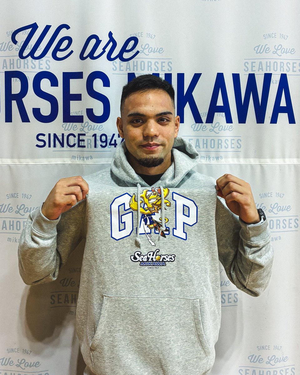 go_seahorses's tweet photo. 「シーホース三河×Gap限定コラボレーションアイテム」

選手たちが着用した様子もお届け📸

#Gap
#シーホース三河 #ZABOOM https://t.co/sherYkXBQr
