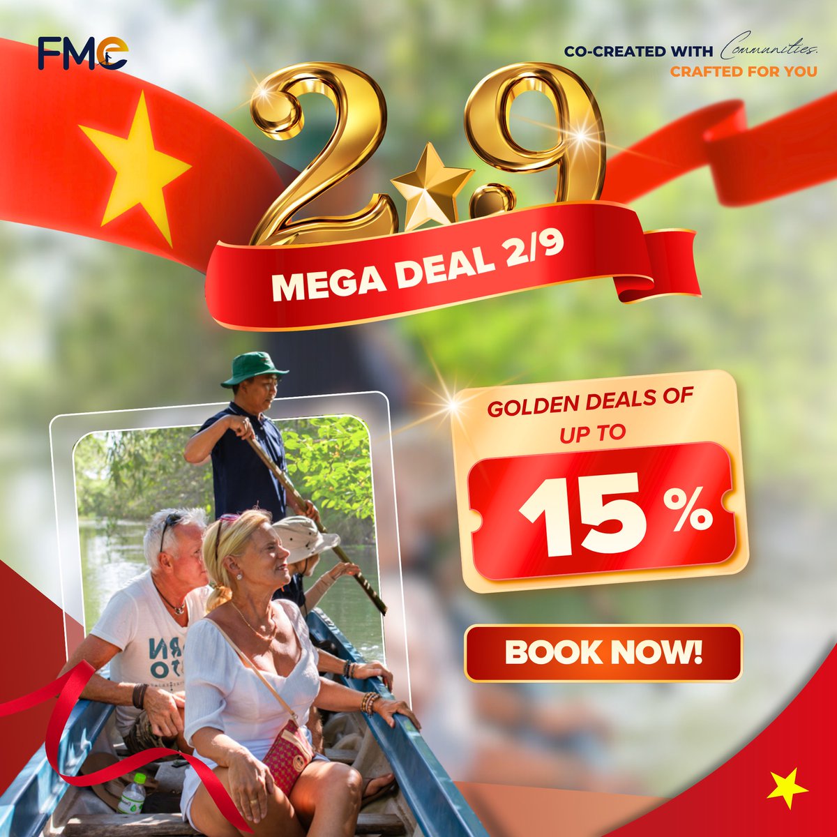 kimlien616's tweet photo. MEGA DEAL 2/9: Save up to 15% on selected Mekong Delta tours and travel services. Choose from family, group, and custom itineraries. Limited availability—message FME Travel for the full deal list. https://t.co/ezzWrGqHwH