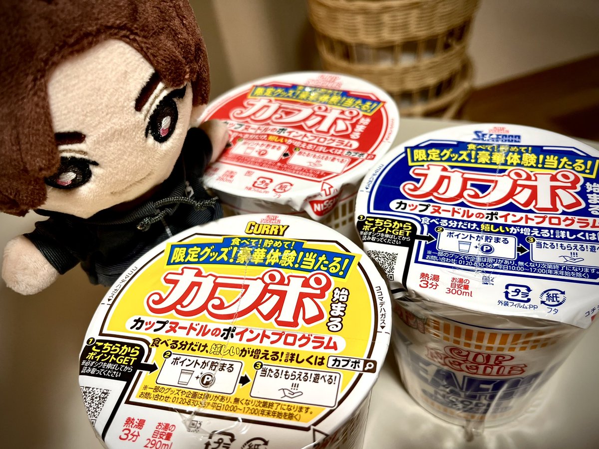 tkhnprkr's tweet photo. とりあえず3種類買ってきた！急いで食べなくても良いから塩分過多になり過ぎないよう楽しめるね、保存食は沢山あった方が安心
#カプポ https://t.co/PJ3MPbRjtB