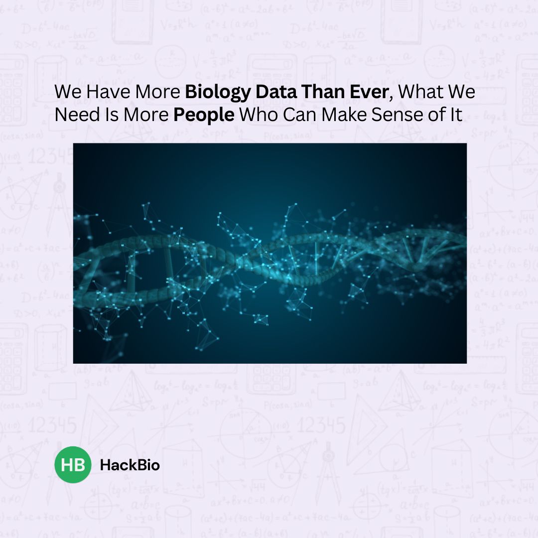 TheHackbio's tweet photo. We have more biological data than ever before.
DNA. RNA. Proteins. Single-cell datasets.

But the real challenge is no longer just generating data.
But understanding the data and connecting the dots.

We explored this in our latest newsletter👇
https://t.co/Kve6r5EurA https://t.co/w53McLUpBB