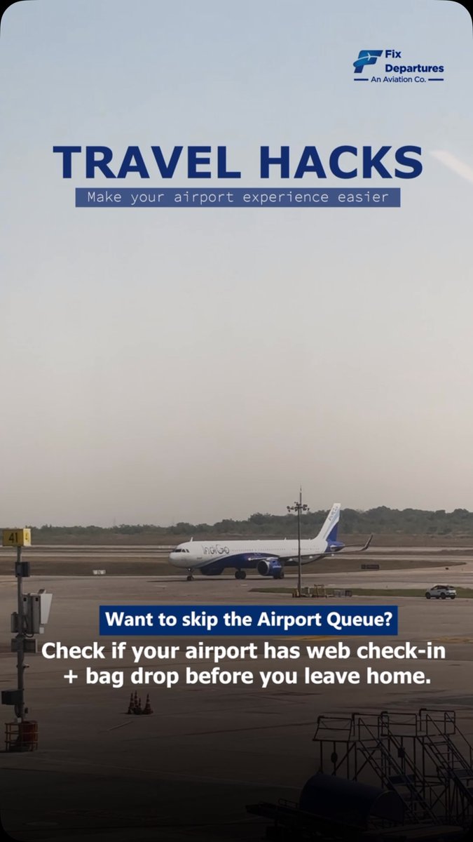 victorg80's tweet photo. Skip airport queues with a little pre-trip planning. Web check-in and easy bag drops save valuable time. For group flight bookings, Fix Departures supports your travel business. https://t.co/Q4ehbOprcF