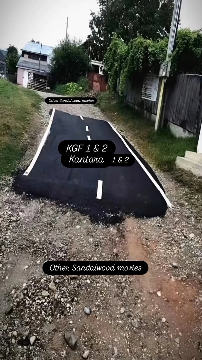 deadpool_memez's tweet photo. #KGF 1 &amp; 2 and #Kantara 1 &amp; 2 >>>>> other #Sandalwood movies 😁✌️ https://t.co/g4seGJV0I1