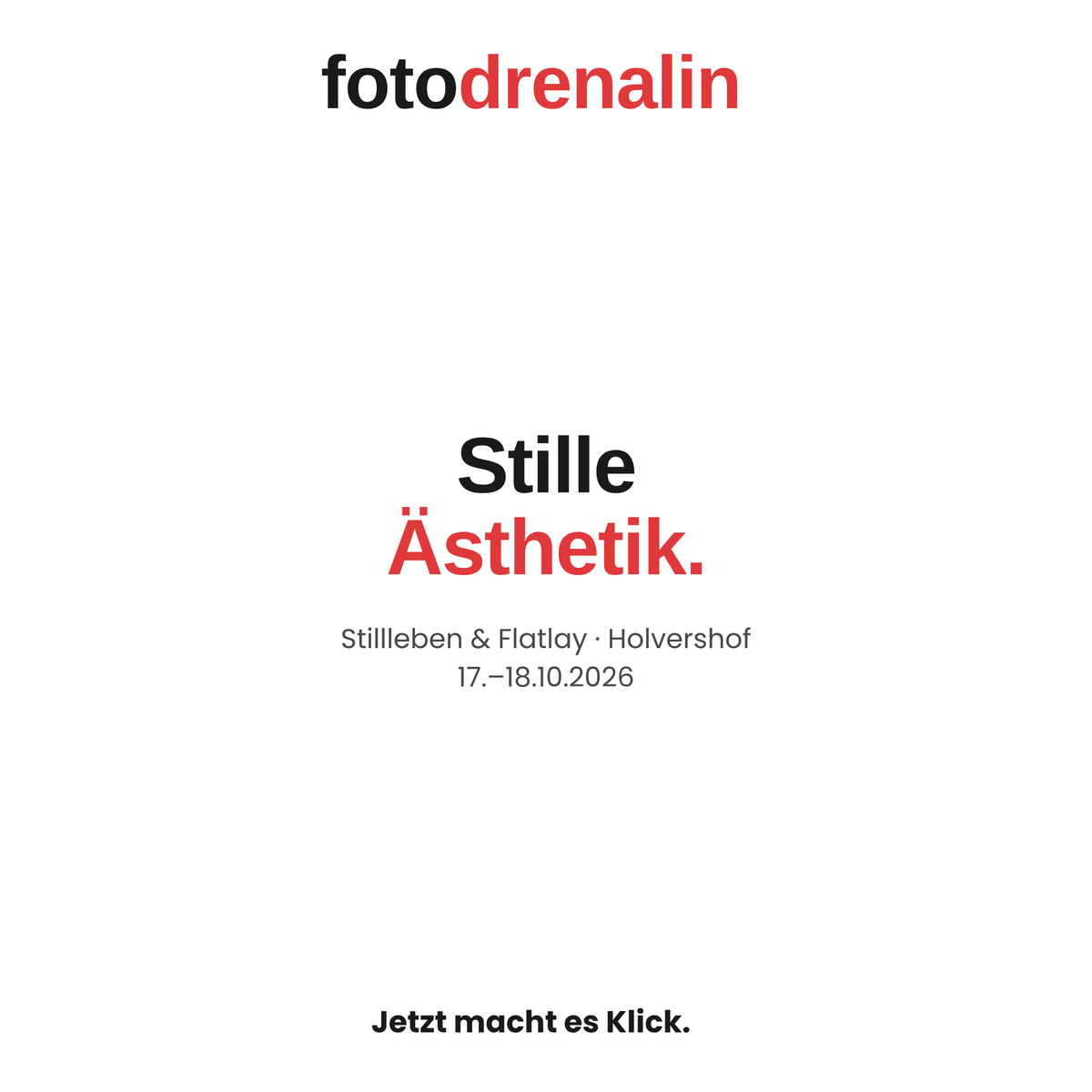 niederrheinfoto's tweet photo. Stille Ästhetik. Stillleben & Flatlay am Holvershof, 17.–18.10.2026.
https://t.co/rutSXLbONU #fotodrenalin #stillleben https://t.co/QnA6EZ4oDA