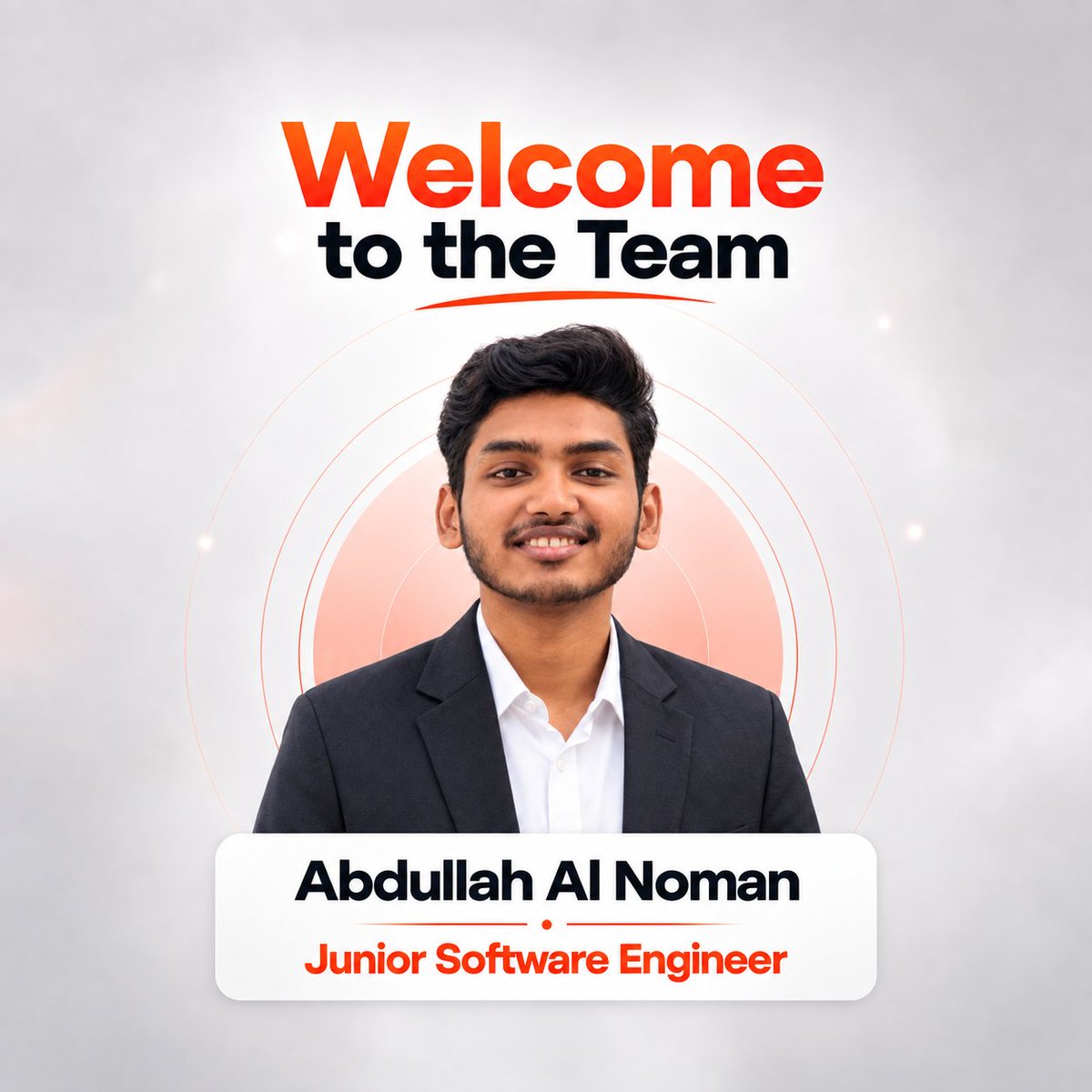 luminouslabsbd's tweet photo. We are delighted to welcome Abdullah Al Noman to the Luminous Labs family as a Junior Software Engineer. We’re excited to have you on board and look forward to achieving great things together. https://t.co/vXzQDuBkr5