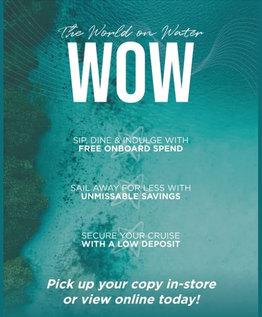 MIMIORDOEZ's tweet photo. The latest World on Water brochure is here, packed with cruise offers, free onboard spend, great savings and low deposits. Start planning your next voyage and pick up your complimentary copy in store at Fred Olsen Framlingham. https://t.co/Poo2csSu2V
