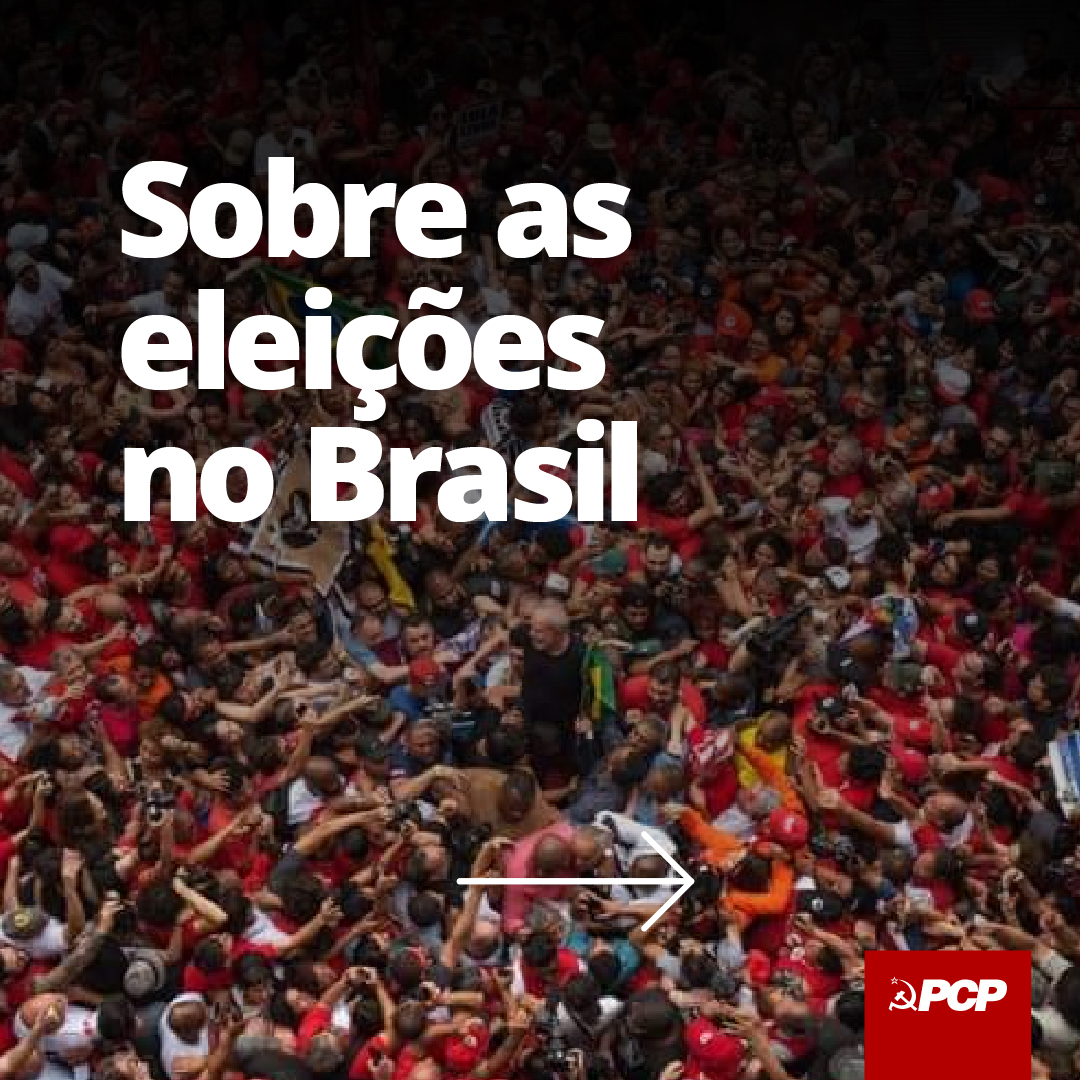 pcp_pt's tweet photo. 🇧🇷 Sobre as eleições no Brasil

(1/4)
👉 Vê aqui a nota completa: https://t.co/k6k39700yS
+ https://t.co/PeEb1Kp6XQ
