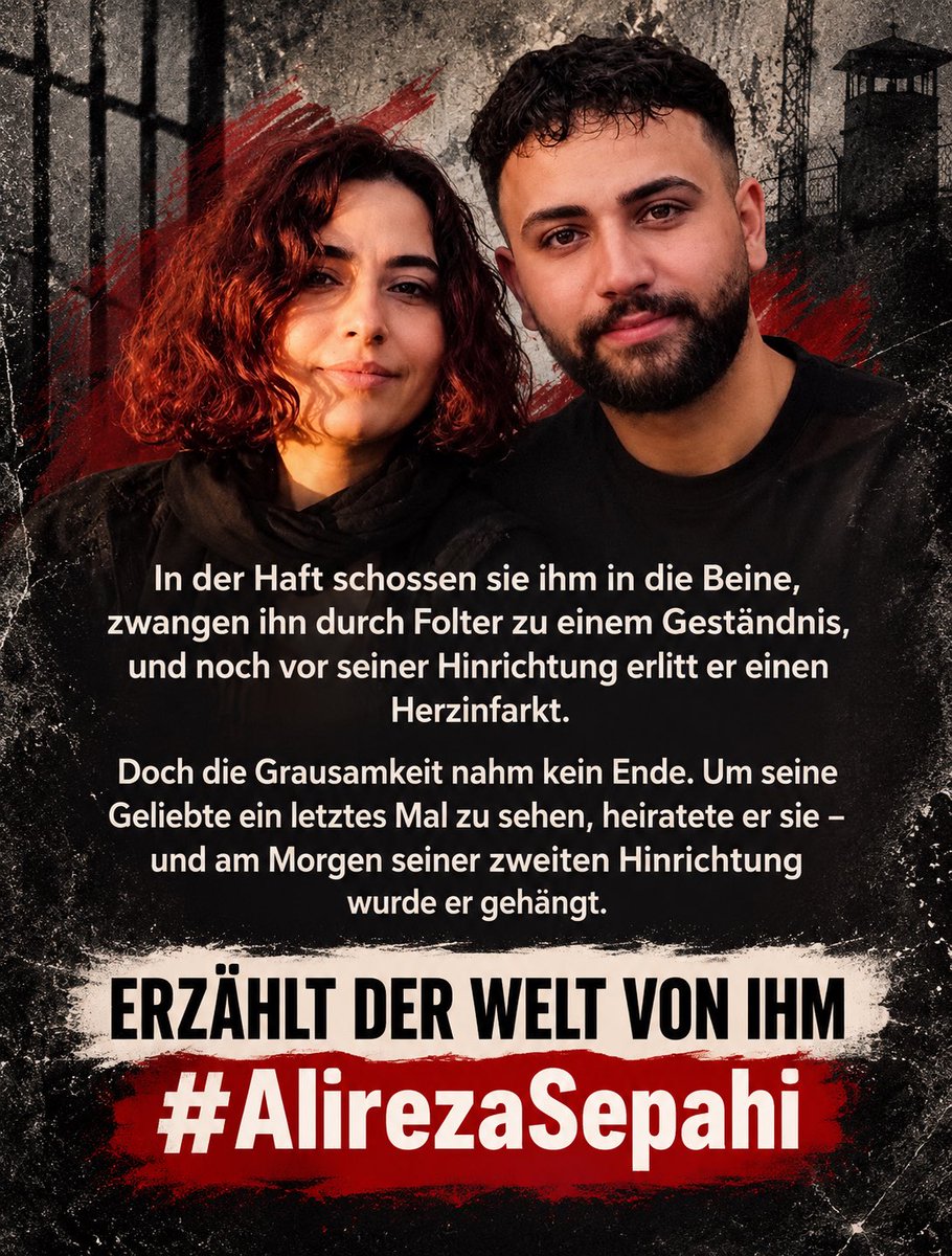 Habeh2023's tweet photo. Erzählt der Welt von ihm
#AlirezaSepahi https://t.co/ZecEibdn4x